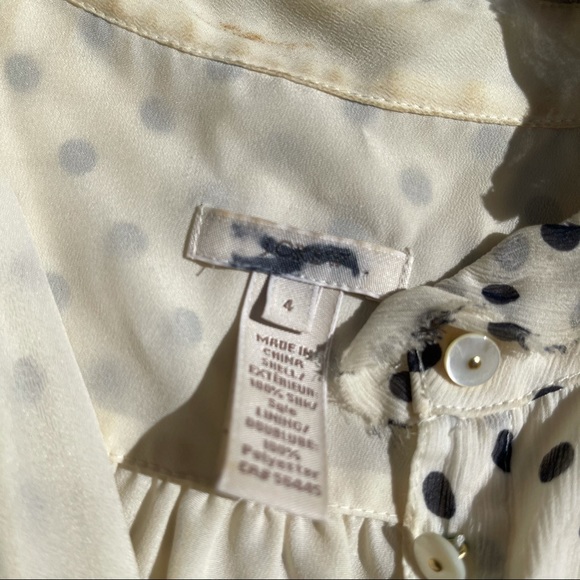 J. Crew silk polka dot sleeveless top - Picture 3 of 3